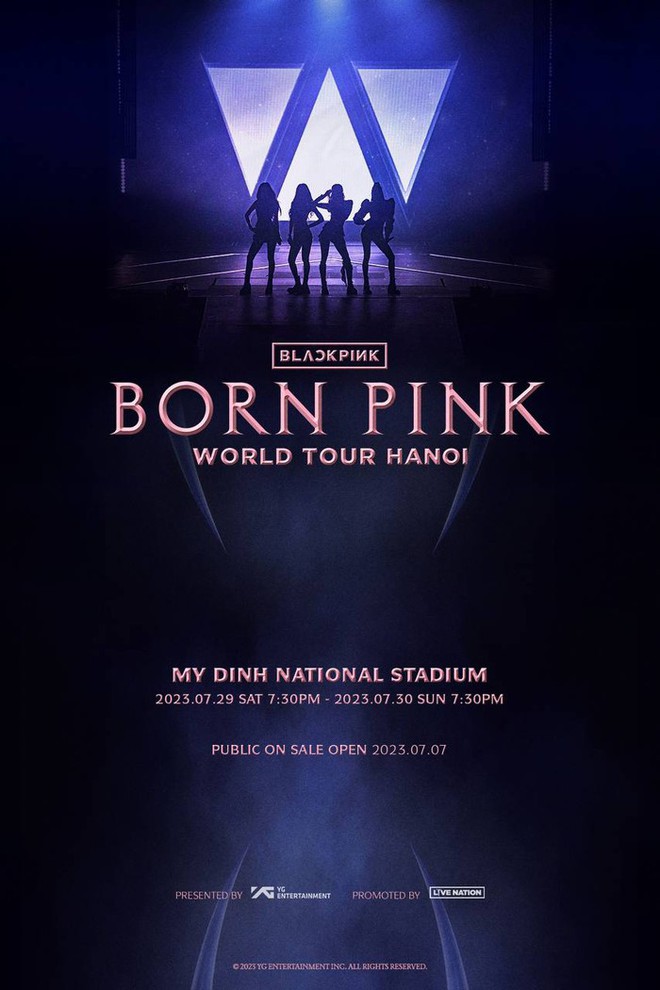 NÓNG: BLACKPINK công bố tour BORN PINK diễn ra tại Mỹ Đình (Hà Nội) trong 2 ngày - Ảnh 1.