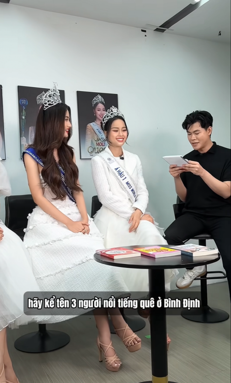 Tân Hoa hậu tự tin gọi tên mình trước cả vua Quang Trung khi được hỏi tên 3 người nổi tiếng ở Bình Định - ảnh 1